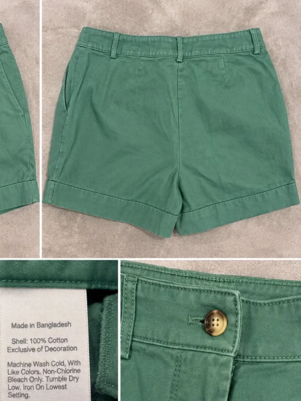 J.Crew Women’s Size 6 Green Chino Shorts